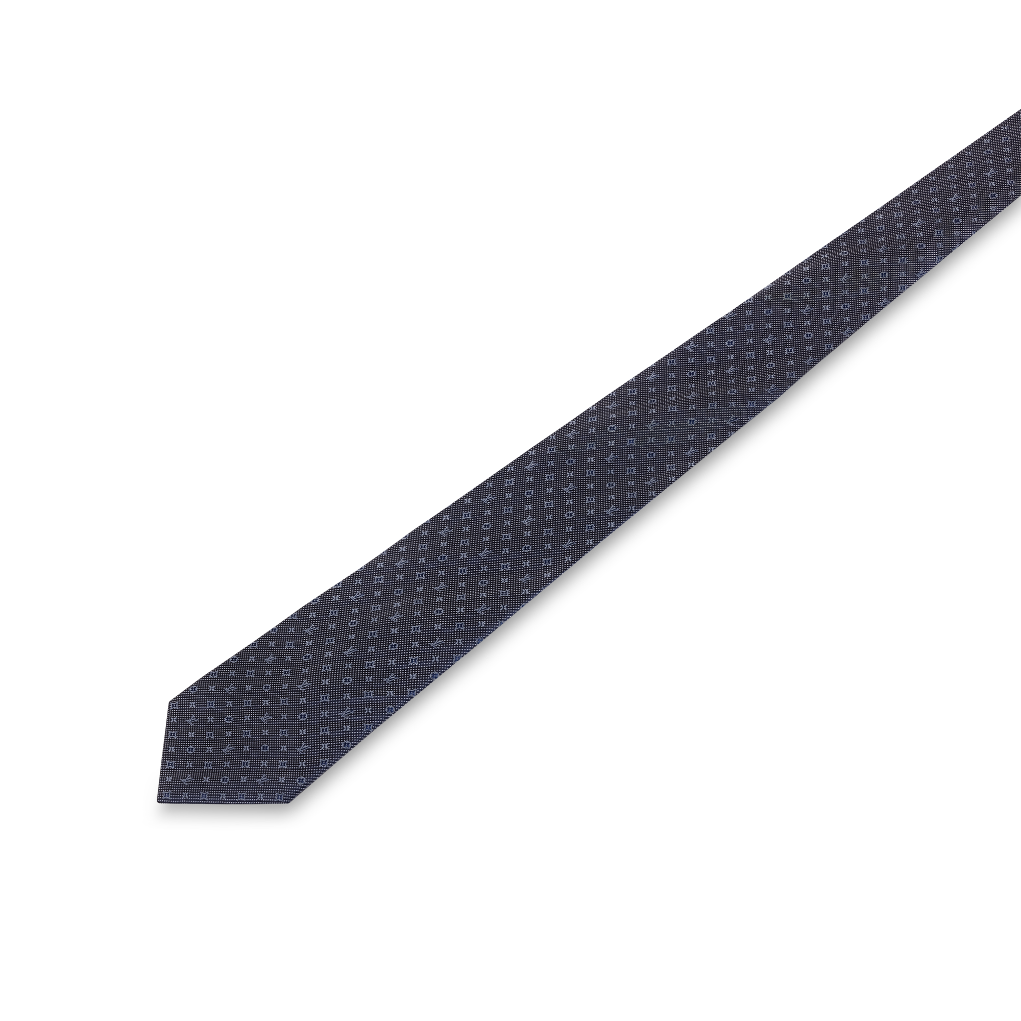 LOUIS VUITTON MONOGRAM TIE ルイ ヴィトン モノグラム Monogram Classic Tie - Luxury S00 Grey | LOUIS VUITTON
